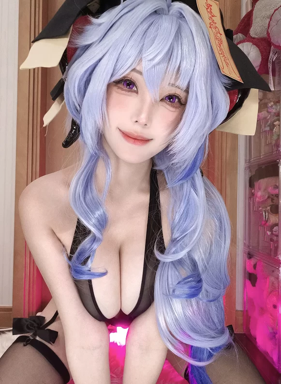国产coser 蜜汁猫裘 NO.127 原神 甘雨 国风小僵尸【49P2V+2.20GB】