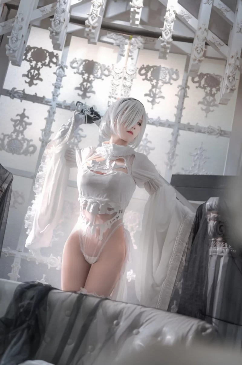 国产coser 桜满三时 2B花嫁 [20P 366MB]【20P+366M】