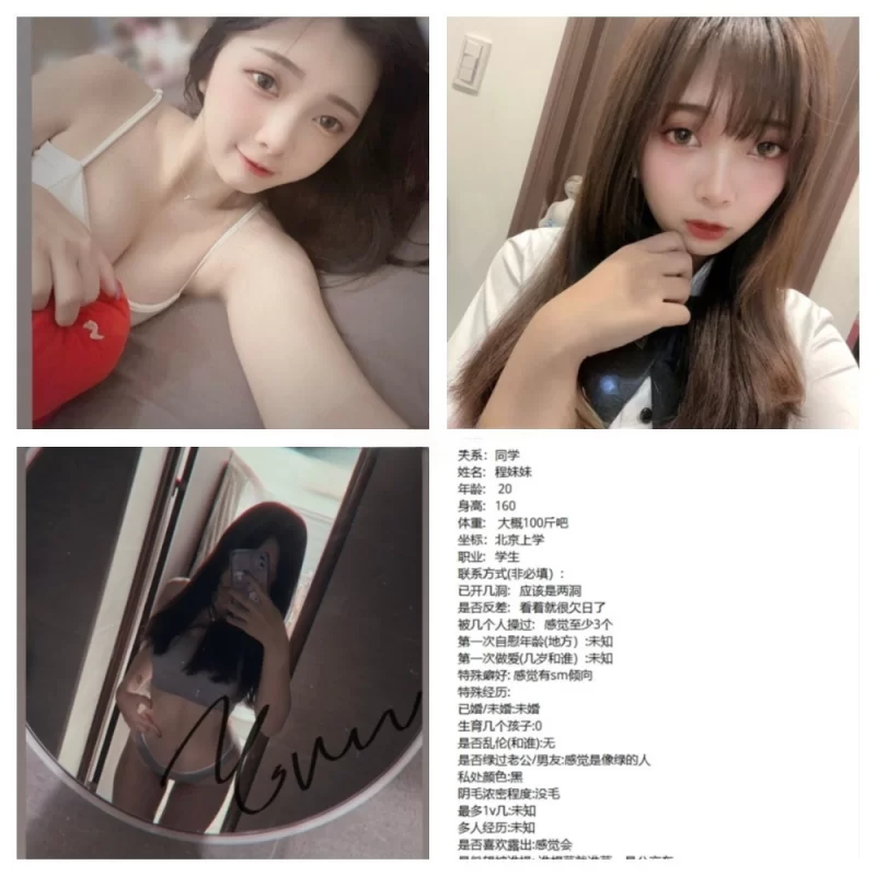 女大学生 极品女大反差出卖投稿附个人资料（28套）【61V+254P+1.39G】