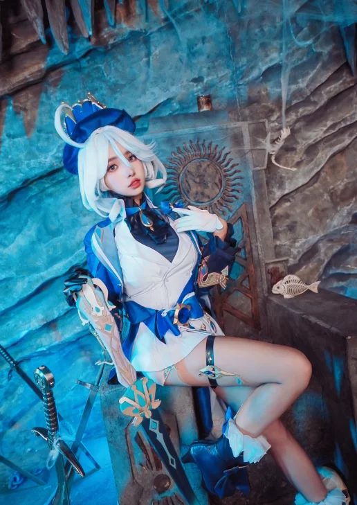 国产coser 慕慕Momo - NO.021 芙寧娜 Furina 正義之神【66P+652MB】