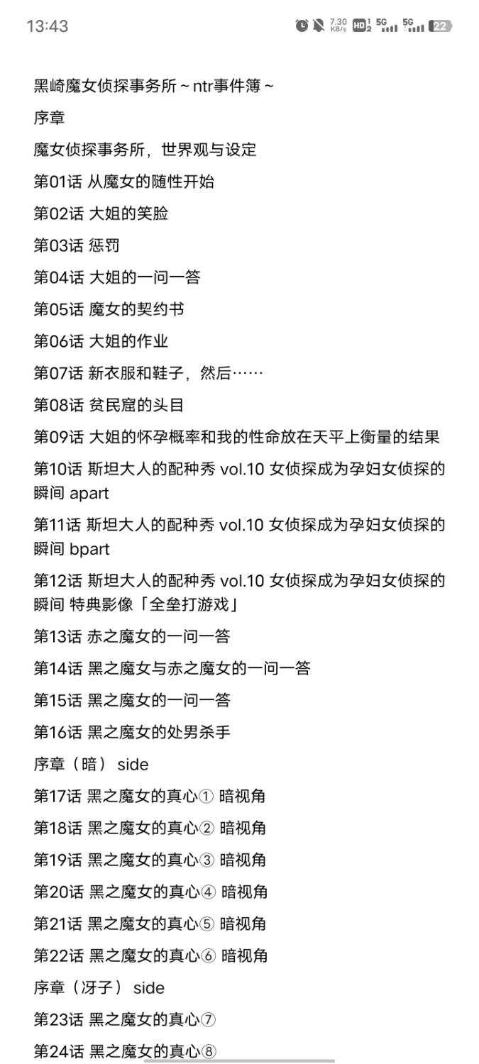 绿帽绿奴 黑崎魔女侦探事务所～NTR事件簿【+4m】