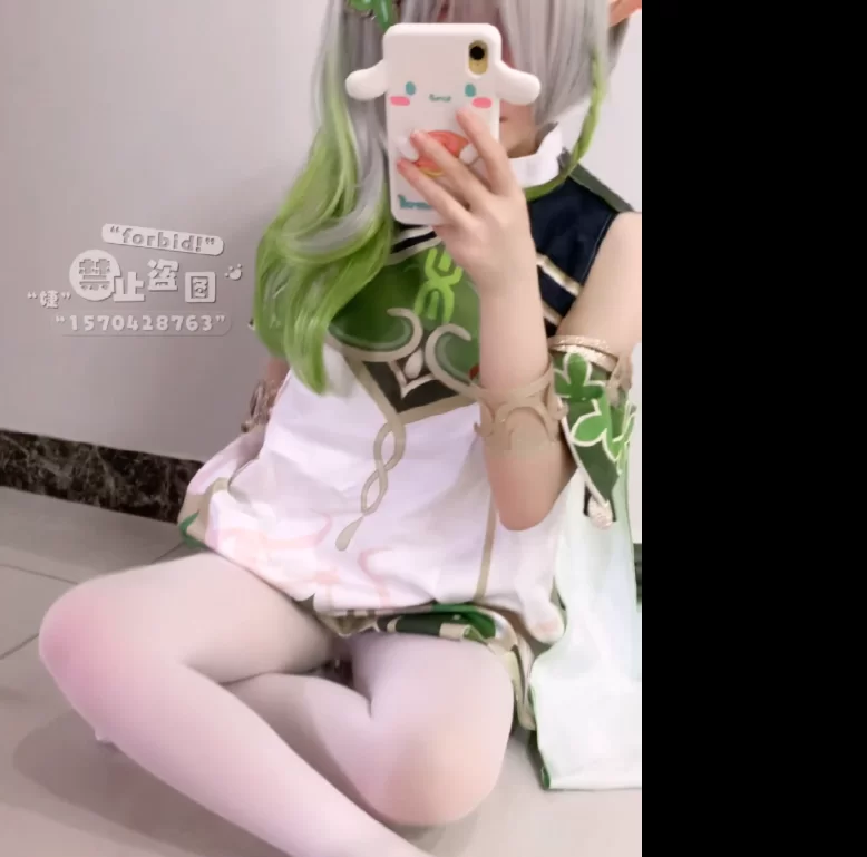 国产coser 喵呜小桔 草神cos【3v+1.16G】