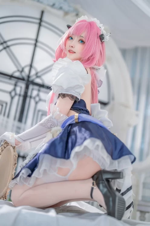 国产coser 大大卷卷小卷 - 崩坏3 爱莉希雅女仆 29P-169M【29P+169M】