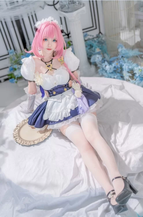 国产coser 大大卷卷小卷 - 崩坏3 爱莉希雅女仆 29P-169M【29P+169M】
