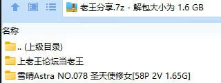 福利姬 雪晴Astra NO.078 圣天使修女【58P2V+1.65G】