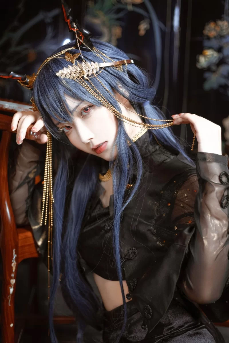 国产coser 切切celia 明日方舟 陈 音律联觉 [12P／188MB]【12P+188M】