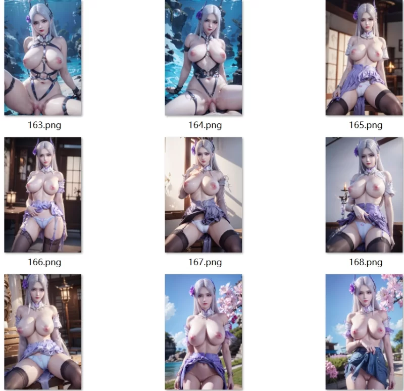 唯美 AI绘图 小医仙【242p+1.08G】