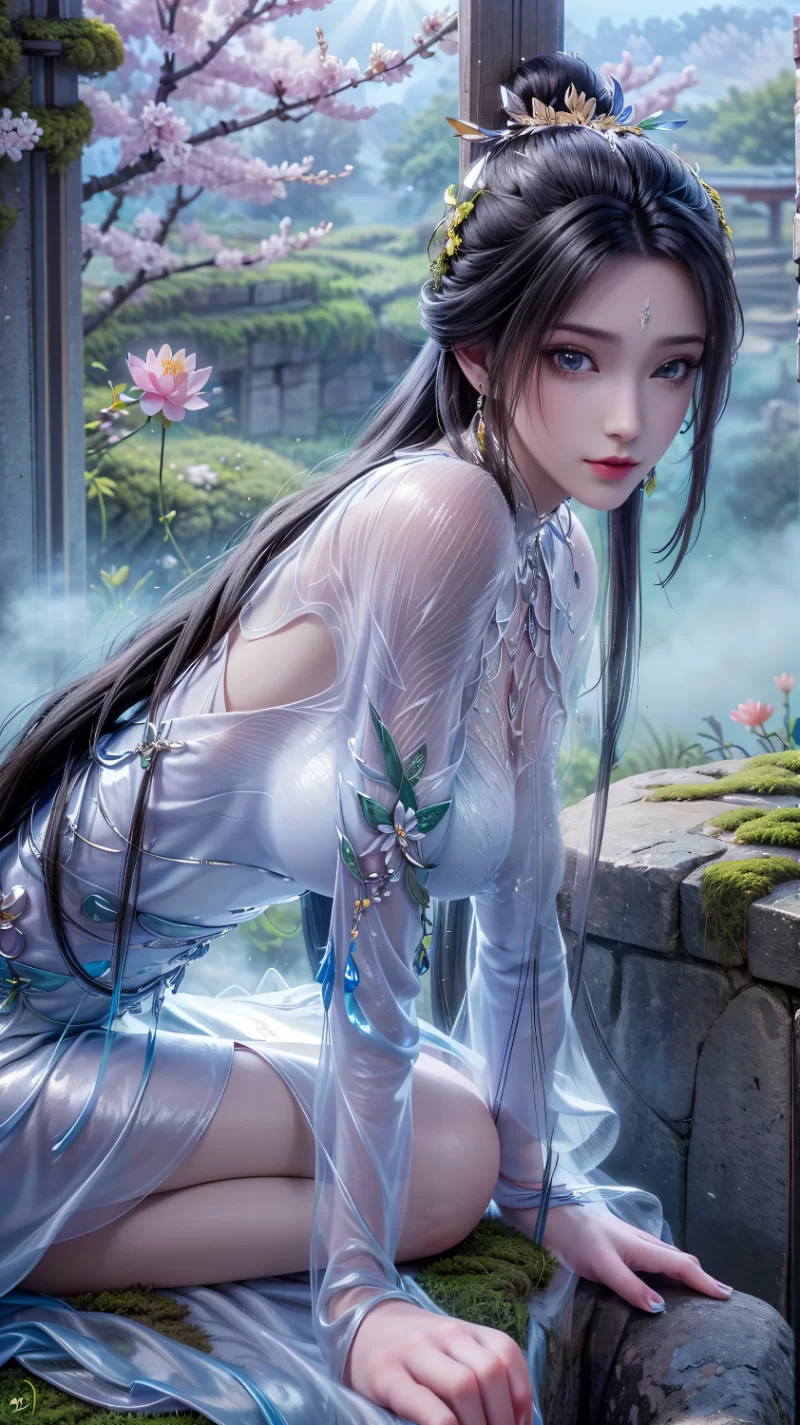 唯美 [AI 绘画] 诛仙-陆雪琪 乳贴【80P+676MB】