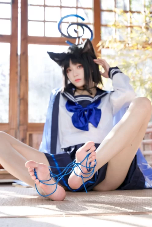 国产coser 九柒喵 - 桐生桔梗 88P-470M【88P+470M】