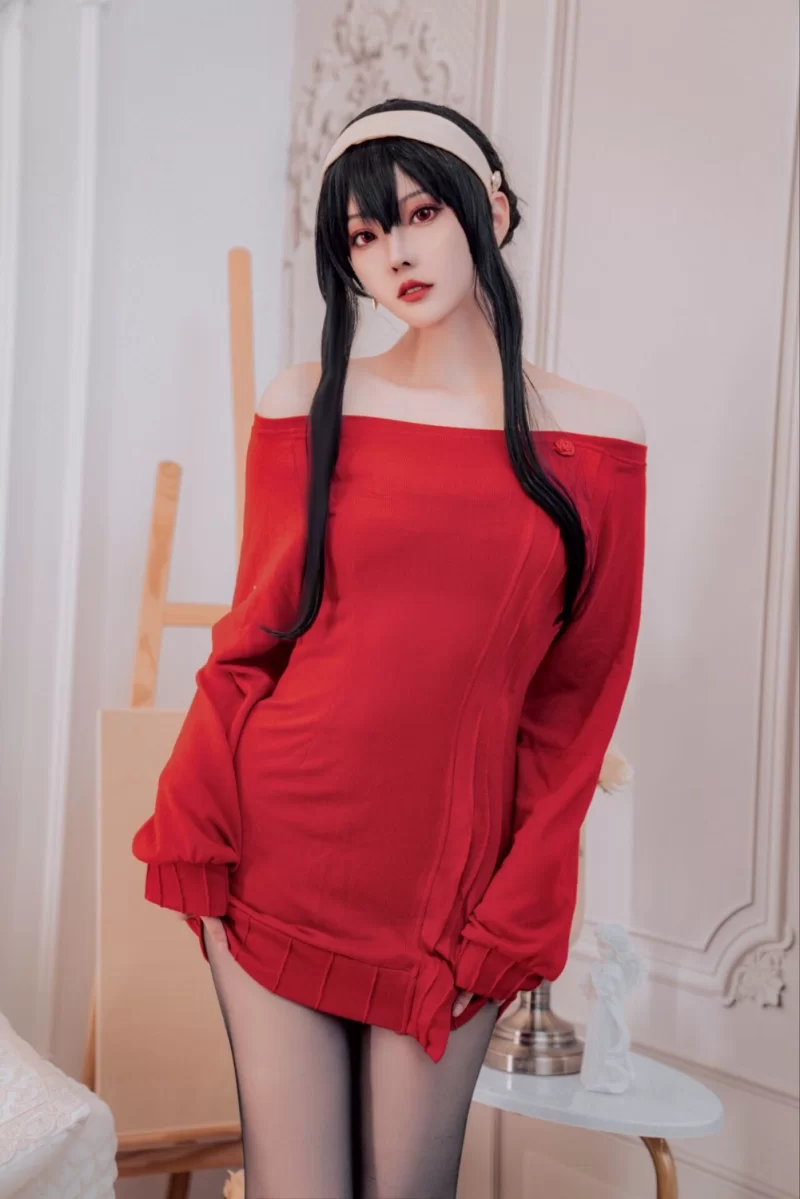 国产coser Natsuko夏夏子 – 约尔红毛衣[36P+1V-483.3M]【36P1V+483M】