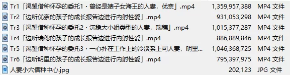 ASMR [汉化音声][六集合一全集]人妻小穴借种中心[简体【1+533M】