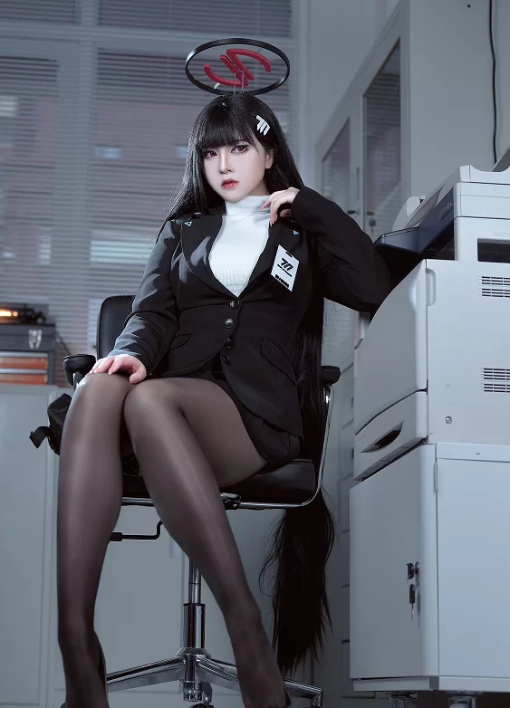 国产coser 半半子 - NO.093 碧蓝档案 调月莉音【60P+8V+477M】