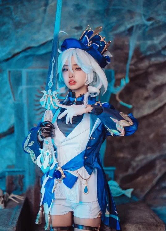 国产coser 慕慕Momo - NO.021 芙寧娜 Furina 正義之神【66P+652MB】