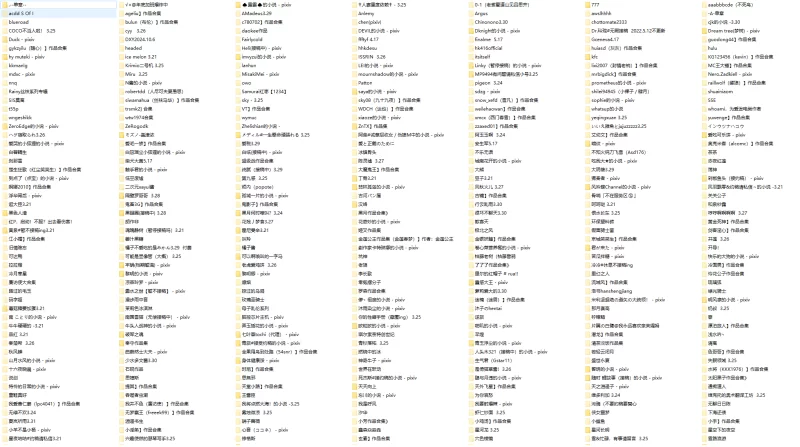 合集 个人整理作者合集400+【+2.46G】