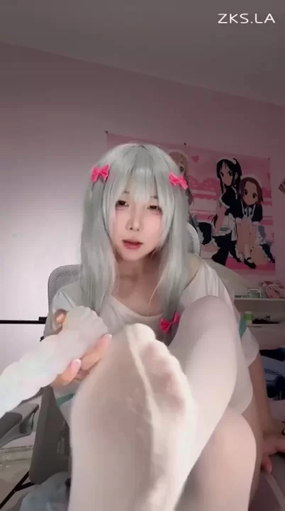 美腿/足控 幼斯酱葱 - 红绿灯 COS和泉纱雾 白毛小萝莉榨精 寸止【1V+1.14GB】