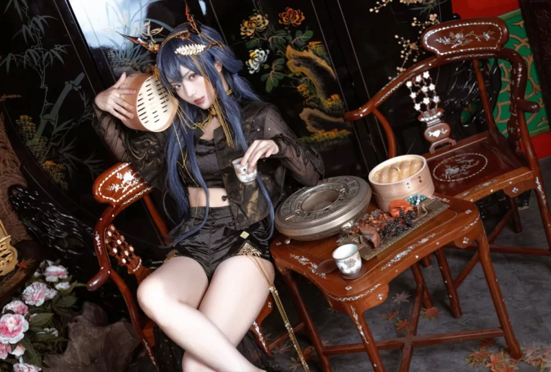 国产coser 切切celia 明日方舟 陈 音律联觉 [12P／188MB]【12P+188M】