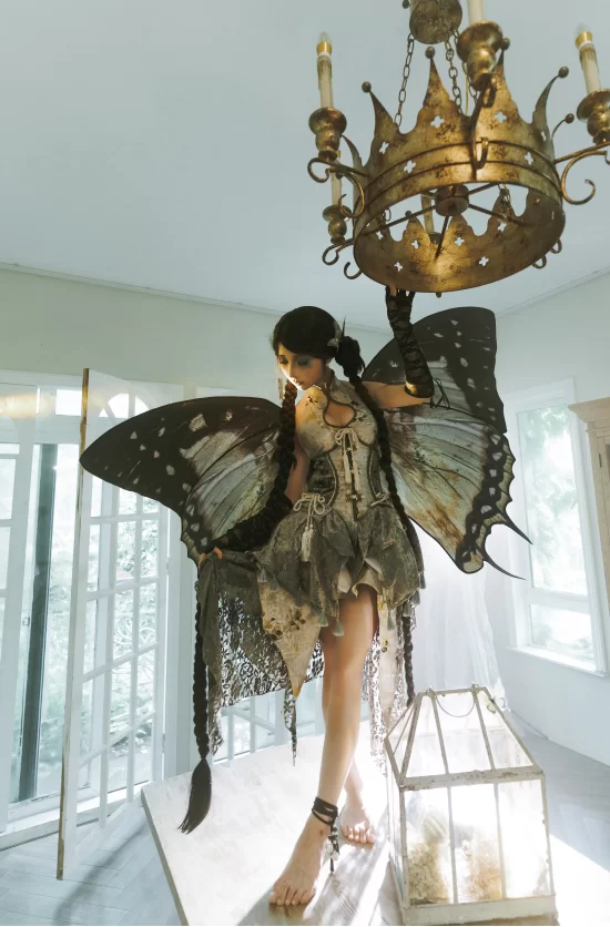 国产coser 蠢沫沫 NO.386《枯叶蝶》【91P+1.22GB】