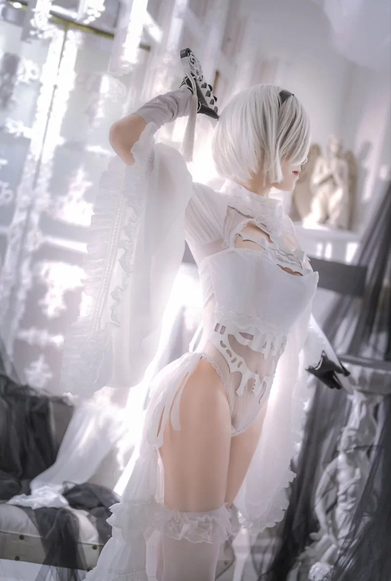 国产coser 桜满三时 2B花嫁 [20P 366MB]【20P+366M】