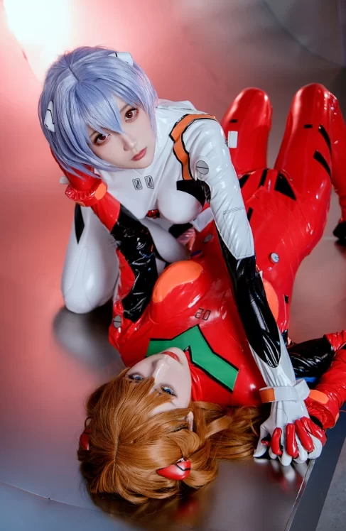 国产coser 瓜希酱&Momoko葵葵 - EVA 双厨狂喜版 62P-550M【62P+550M】