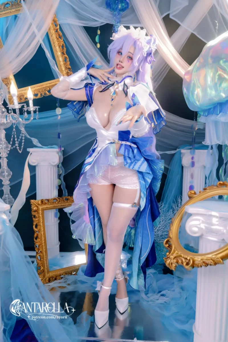 Cosplay byoru 鸣潮坎特蕾拉【81p27v+3.6G】