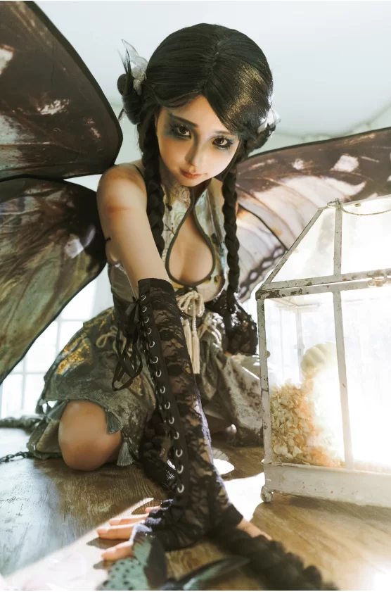 国产coser 蠢沫沫 NO.386《枯叶蝶》【91P+1.22GB】