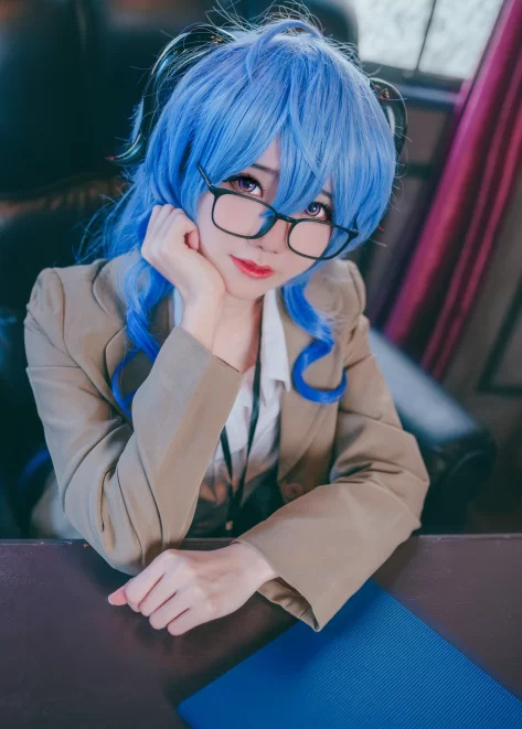 Cosplay 一币白嫖—Sally多啦雪（Sally Dorasnow）原神-胡桃/甘雨/刻晴【152P+741MB】
