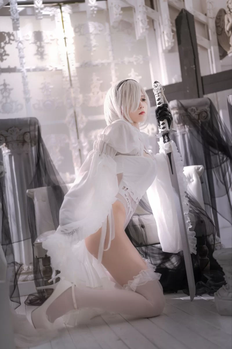 国产coser 桜满三时 2B花嫁 [20P 366MB]【20P+366M】