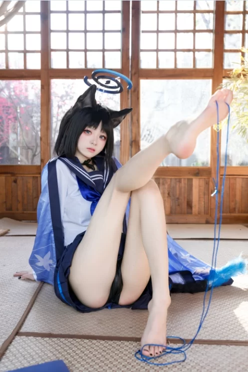 国产coser 九柒喵 - 桐生桔梗 88P-470M【88P+470M】