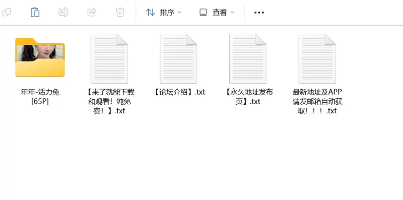 漏点 福利姬年年-6月最新作活力兔【64P+433M】