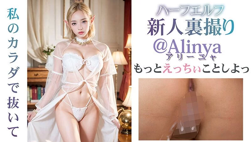 高颜值 [3.1維] AI 半精靈新人裏拍@ Alinya（ 阿裏尼亞）【1V+2G】