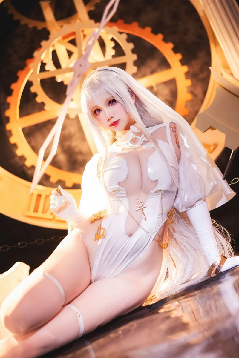 国产模特 [cosplay-雪晴Astra]圣天使修女【52P2V+1.64G】