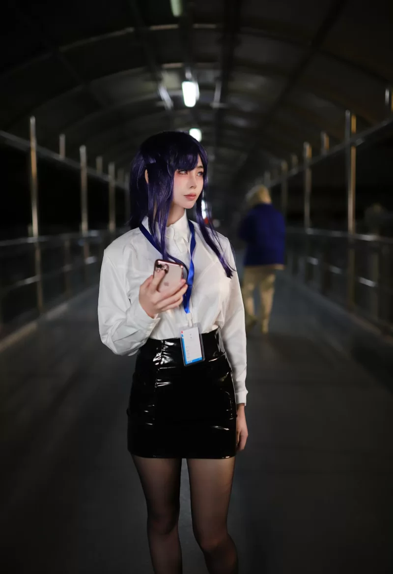 国产coser 上杉绘梨落 - NO.002 雷电将军同人【58P+488MB】