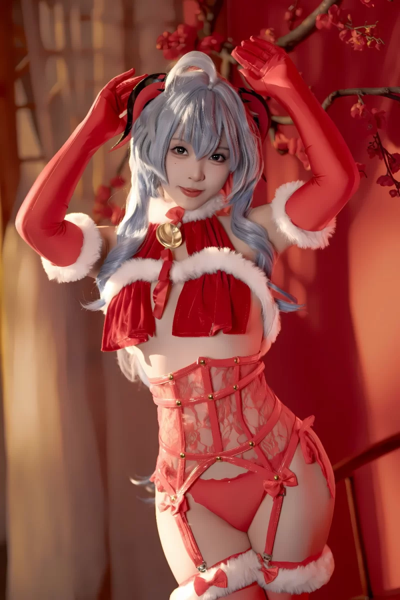国产coser Bangni邦尼: 甘雨新春【91P+8V+750MB】