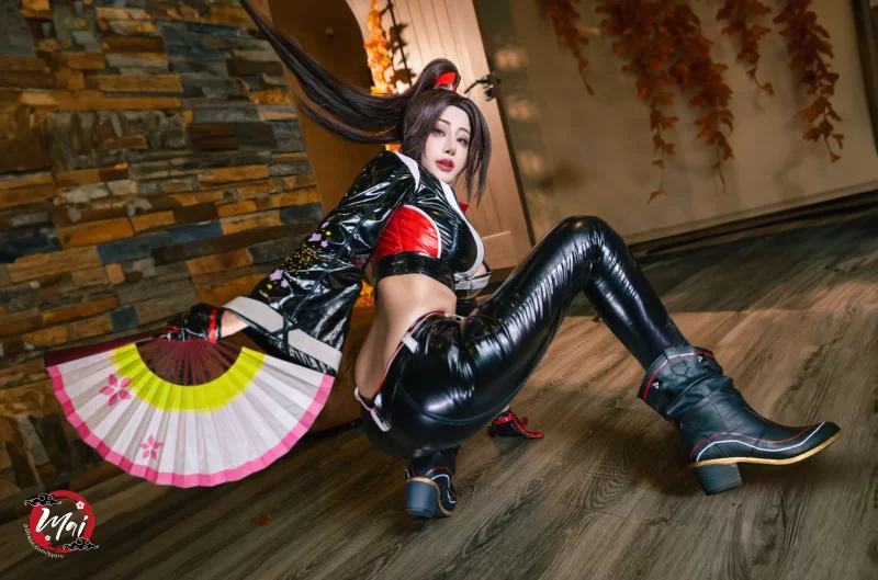 Cosplay Byoru Vol.242 Mai Shiranui Black Outfit [47P22V-2.55GB][百度网盘]【47P22V+2.55G】