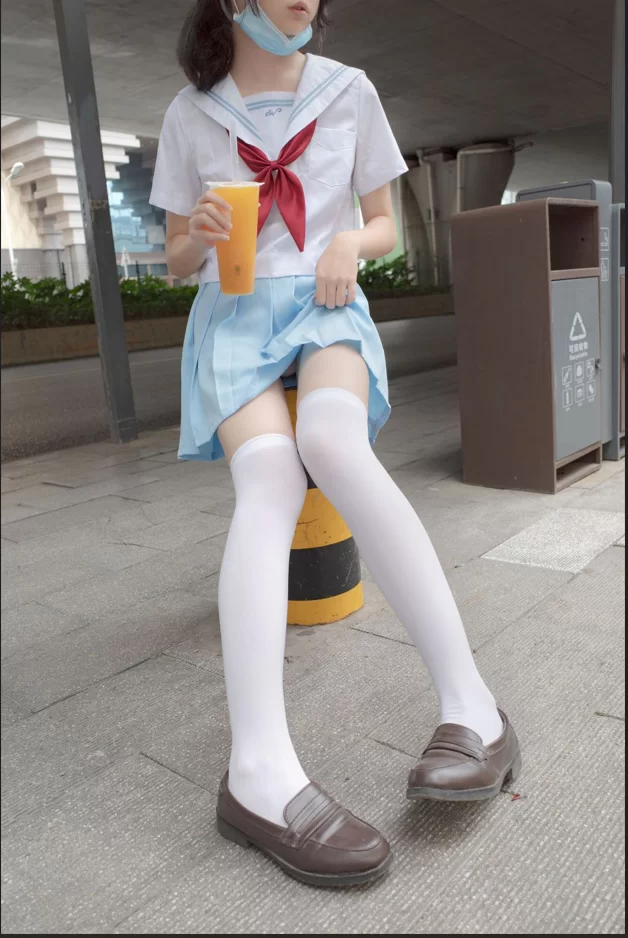 唯美写真 少女秩序︱小满▸制服白丝清纯反差JK美少女《香蕉酸奶》【1+30m】