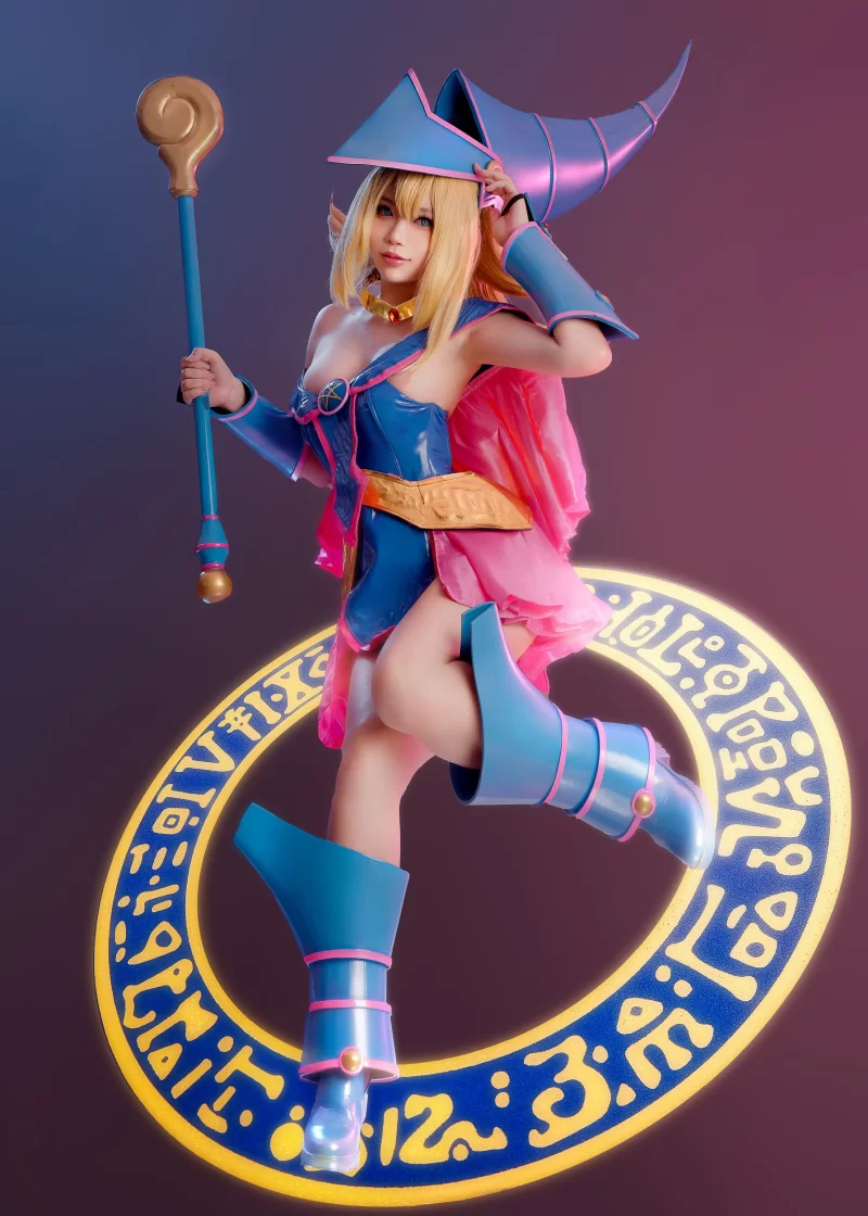 Cosplay ZinieQ Vol.042 Dark Magician Girl (Yu Gi Oh)[41P9V-268M][百度网盘]【41P9V+268M】