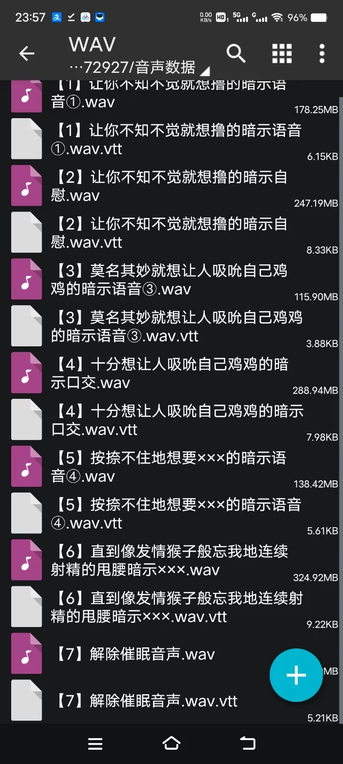 ASMR [简体中文版]变得色色的心理暗示～听完后再撸鸡鸡的话射精快感翻倍【8V+1.2G】