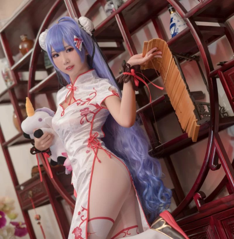 国产coser 面饼仙儿 - NO.146 独角兽旗袍【20P+230MB】