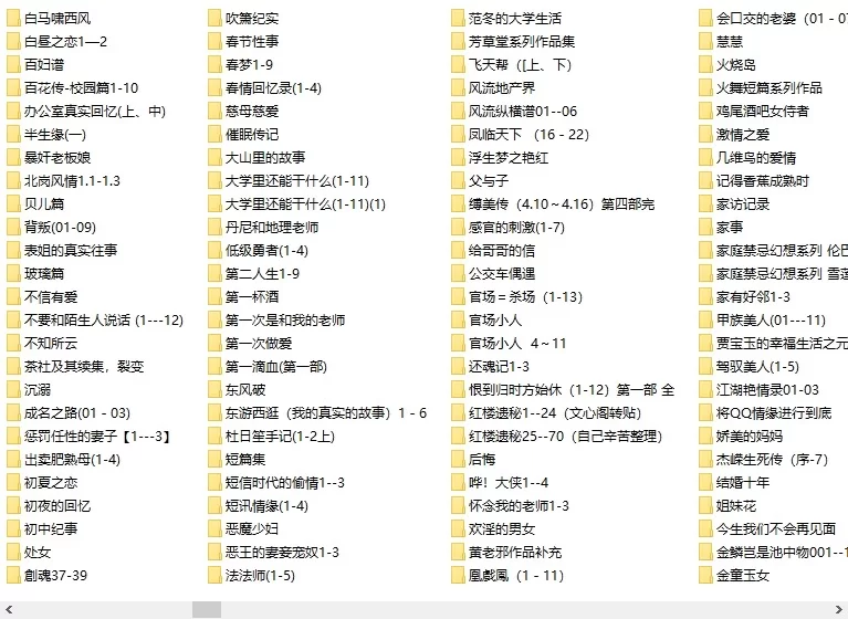 合集 神站元元图书馆情色小说TXT格式10000+篇你从未见过的珍藏收集【+156M】