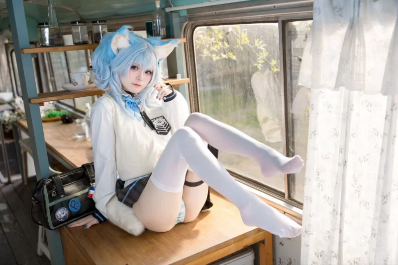 国产coser 九柒喵 －pa15超高校级心跳物语 [44P 348.73 MB]【44P+348M】