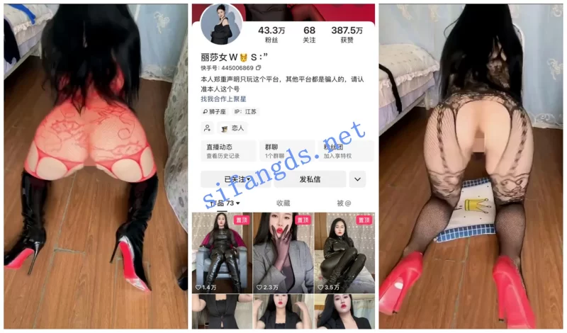 美女御姐 [快手福利]风骚肥臀熟女[桃子佳人/丽莎老师]情趣自慰【11v+556.71M】