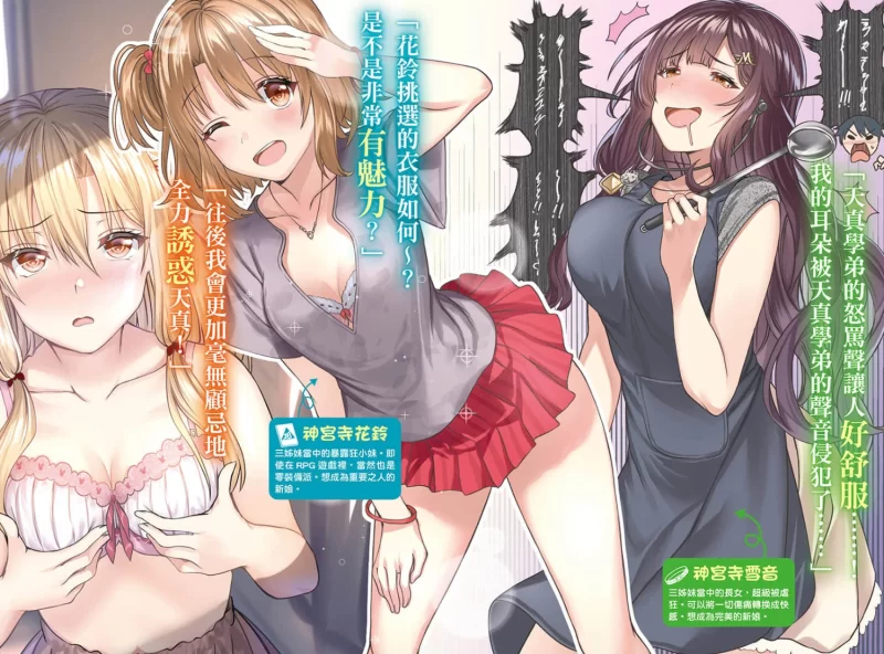 其他 就算是有点色色的三姊妹，你也愿意娶回家吗？轻小说【+30M】