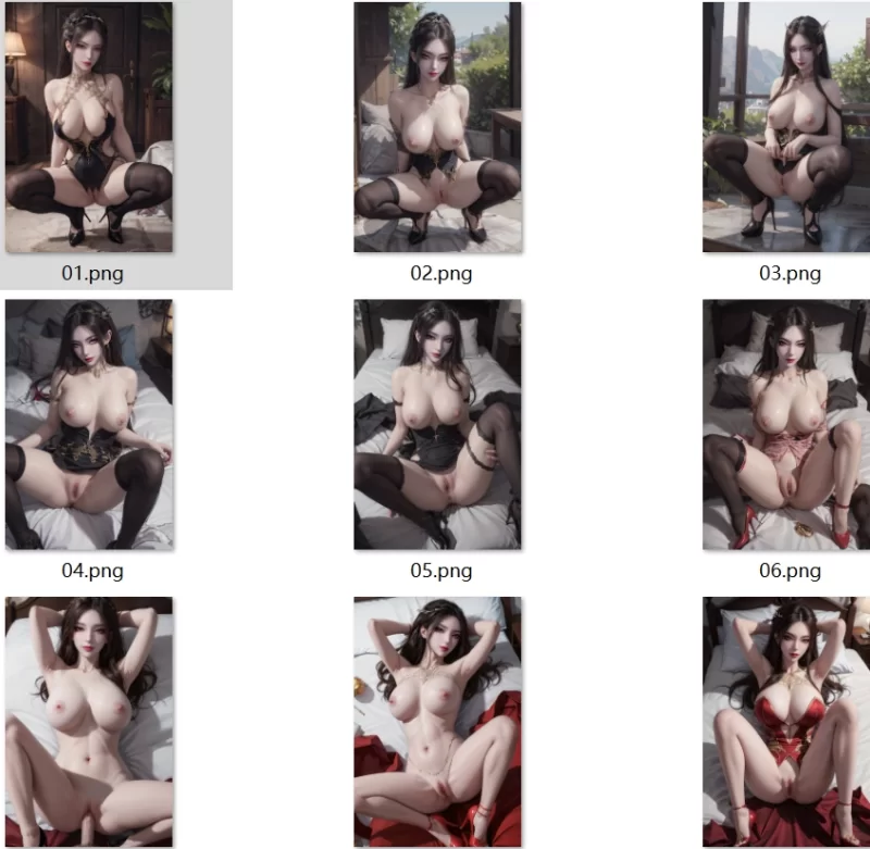 唯美 AI绘图 焰灵姬【135p+1.14G】