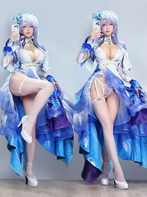 Cosplay 水淼Aqua坎特雷拉自拍【25p+70.9m】