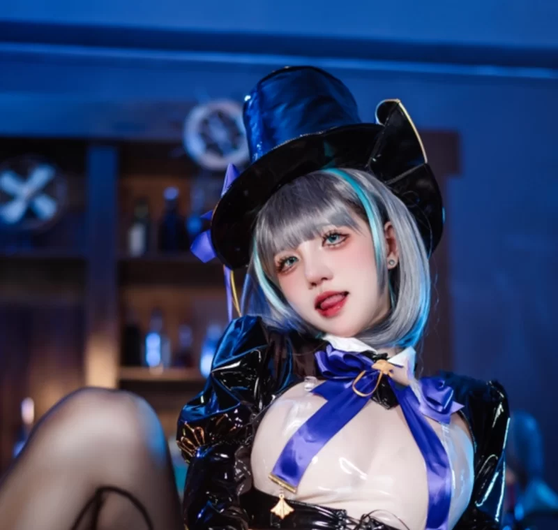 Cosplay [阿薰kaOri]碧蓝航线 柴郡 魔术师【81P-13V+1.48g】
