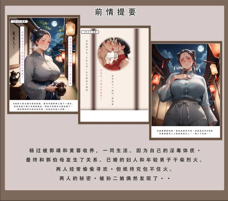 动漫 AI无修正｜神雕淫传②《孙二娘篇》，不管了，直接开导【1+40M】