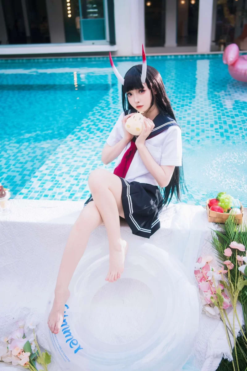 Cosplay 封疆疆v Vol.062 ＆祖木子 碧蓝航线 能代 酒匂 [43P-241M][度盘]【43P+241M】