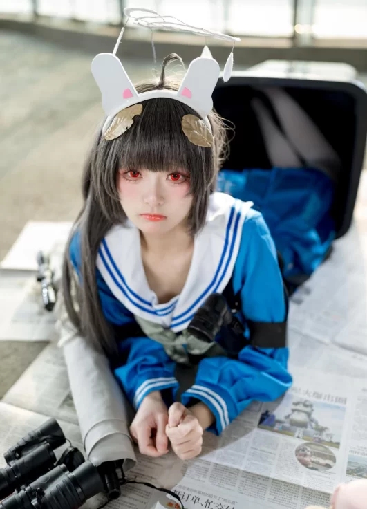 国产coser 九柒喵 - NO.015 霞泽美游【55P+210M】