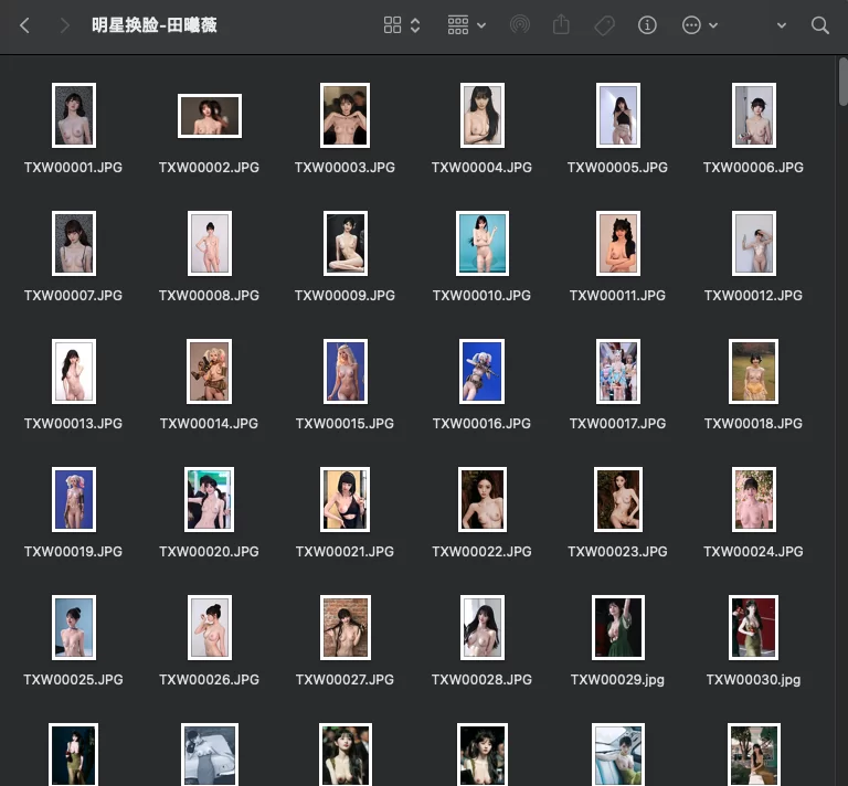 明星换脸 田曦薇去衣换脸（435p+89v）【435p+89v+425m】