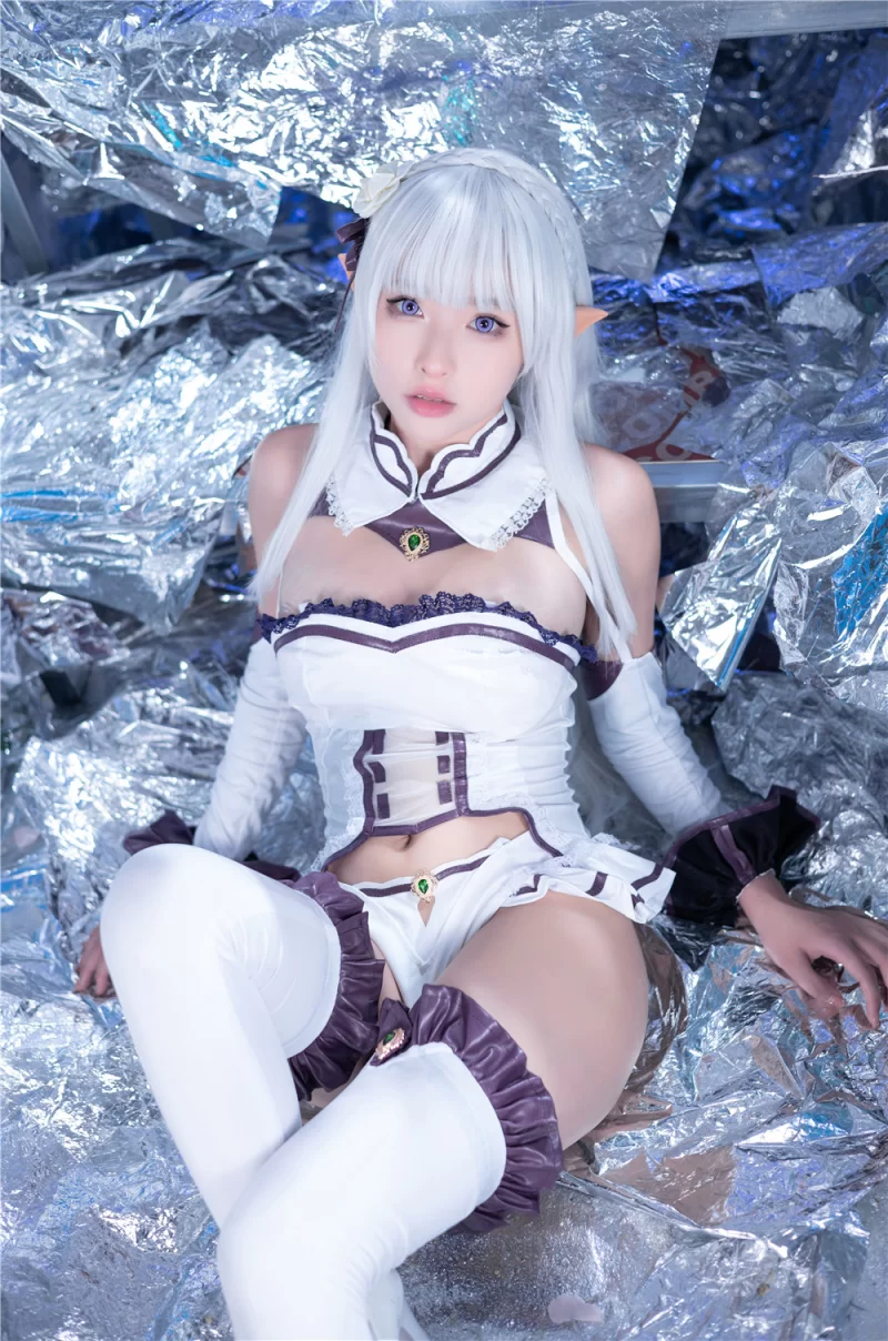 国产coser 清水由乃 - 重生之我是艾米莉亚【41p1v+1.36gb】